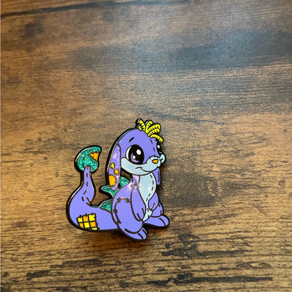 Neopets Blind Box Plushie Zafara Pin W/O CODE